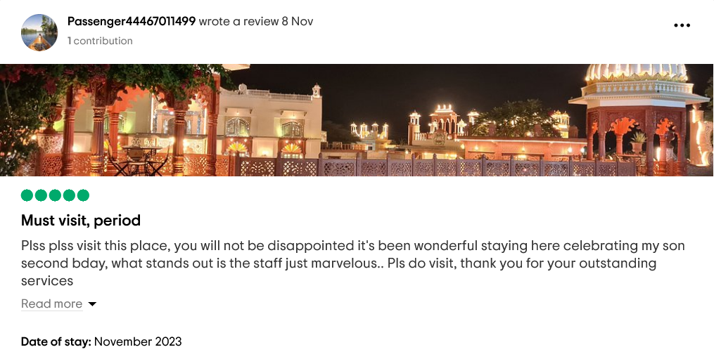 Screenshot 2023-11-25 at 11-33-35 LOHAGARH FORT RESORT (Kookas) - Hotel Reviews Photos Rate Comparison - Tripadvisor