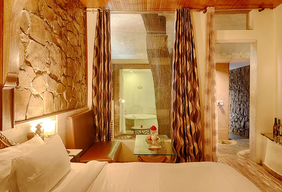 CottageWithJacuzzi1 Lohagarh Fort Resort Cottage with Jacuzzi