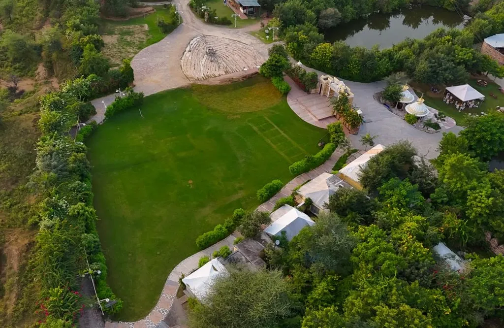 2min5 Lohagarh Fort Resort Aravalli View Garden